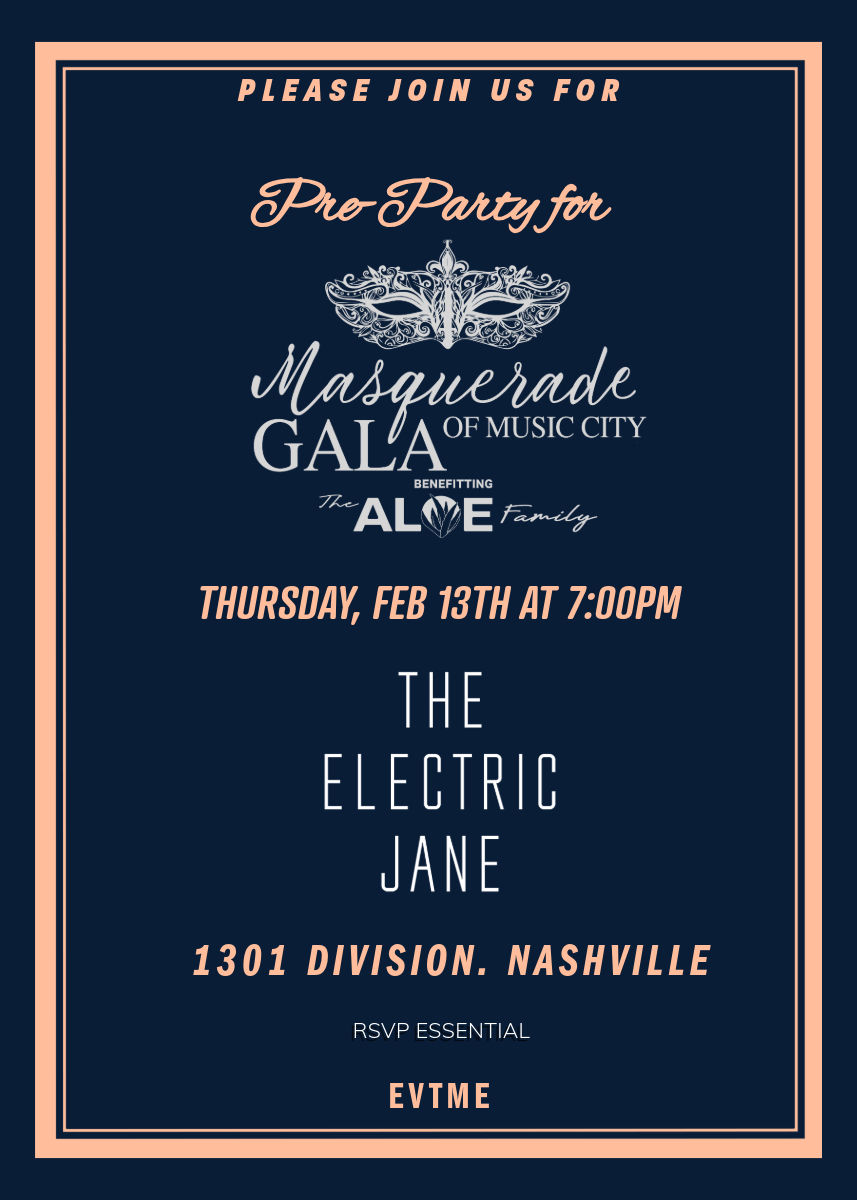 Masquerade Gala of Music City Benefitting the ALOE Family Kickoff Celebration