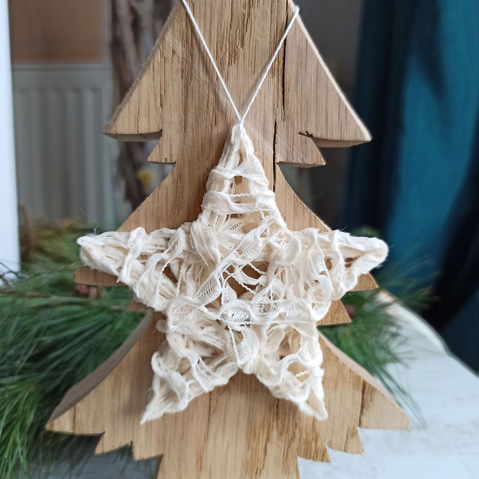 Miniature : Très jolie décoration pour le sapin de Noël, idée cadeau originale, fabrication artisanale par Léléo, France