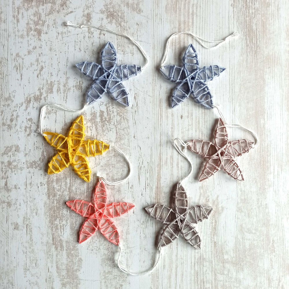 Miniature : Guirlande pour enfant couleur pastel fait main par Léléo en Alsace, France