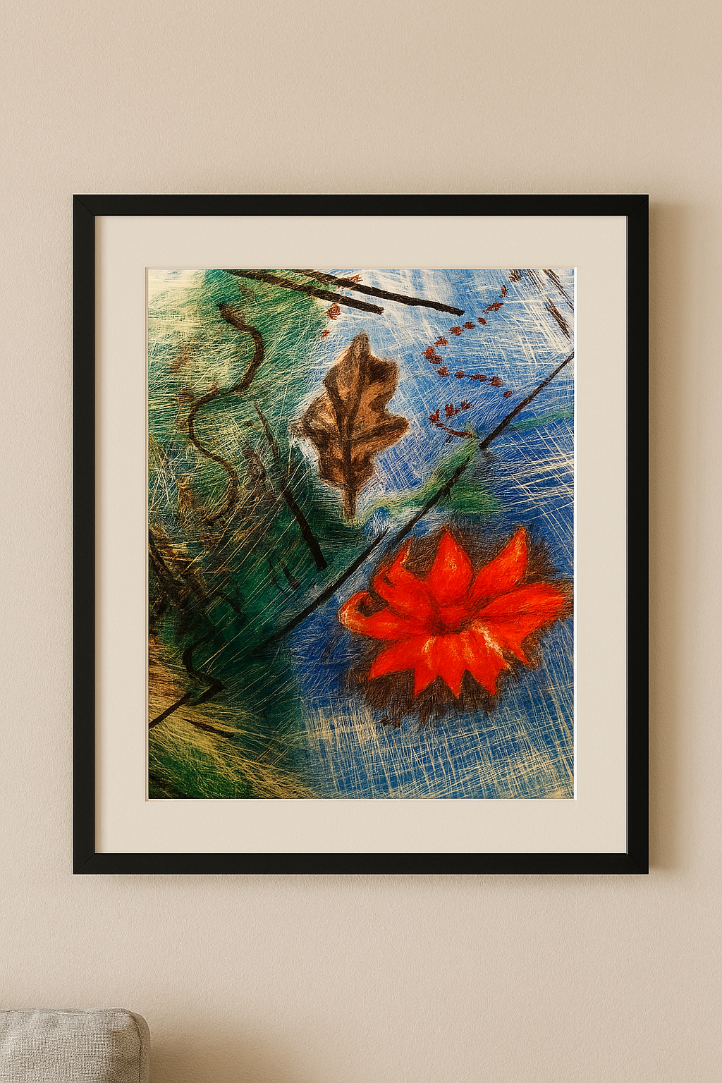 between Petal and Vein
