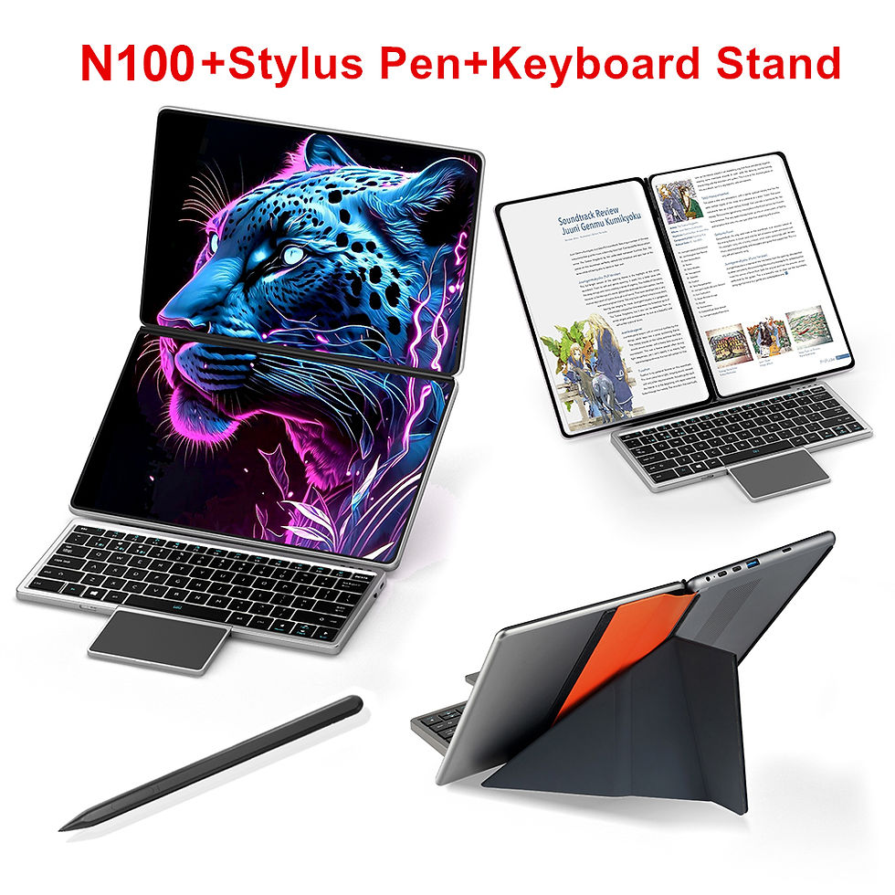 Thumbnail: Topton 2 Screen Laptop Intel i3 1215U N100 Dual 10.95inch IPS Touch Screen Windo