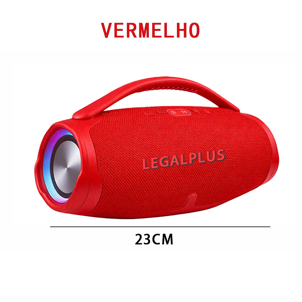 Thumbnail: Caixa de Som Portátil Bluetooth 70W, Estilo Boombox com Alto Falante Potente e 