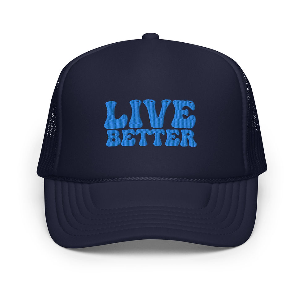 Thumbnail: Blue Live Better Foam Trucker Hat