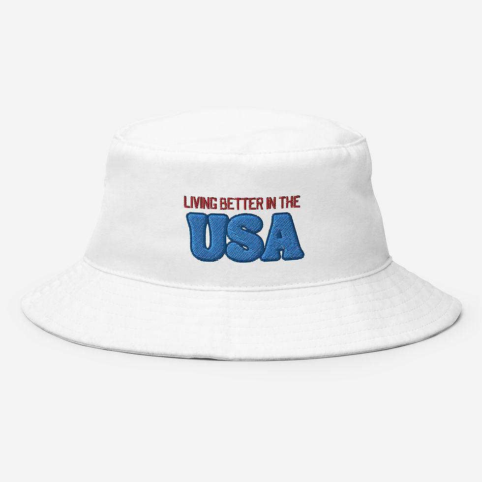 Thumbnail: Living Better In the USA Bold Bucket Hat