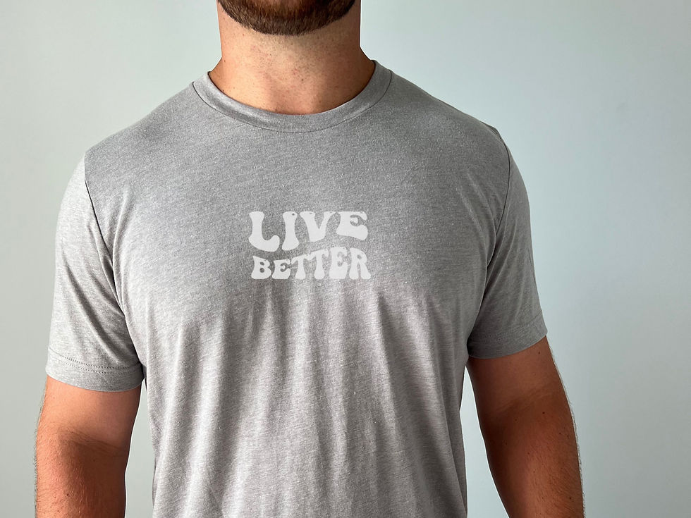 Thumbnail: Live Better Lifestyle Bold Tri-Blend Short Sleeved T-Shirt