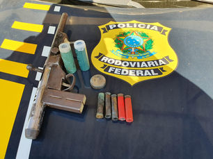 Made in RO: Homem é preso com arma de fabricação caseira em Vilhena