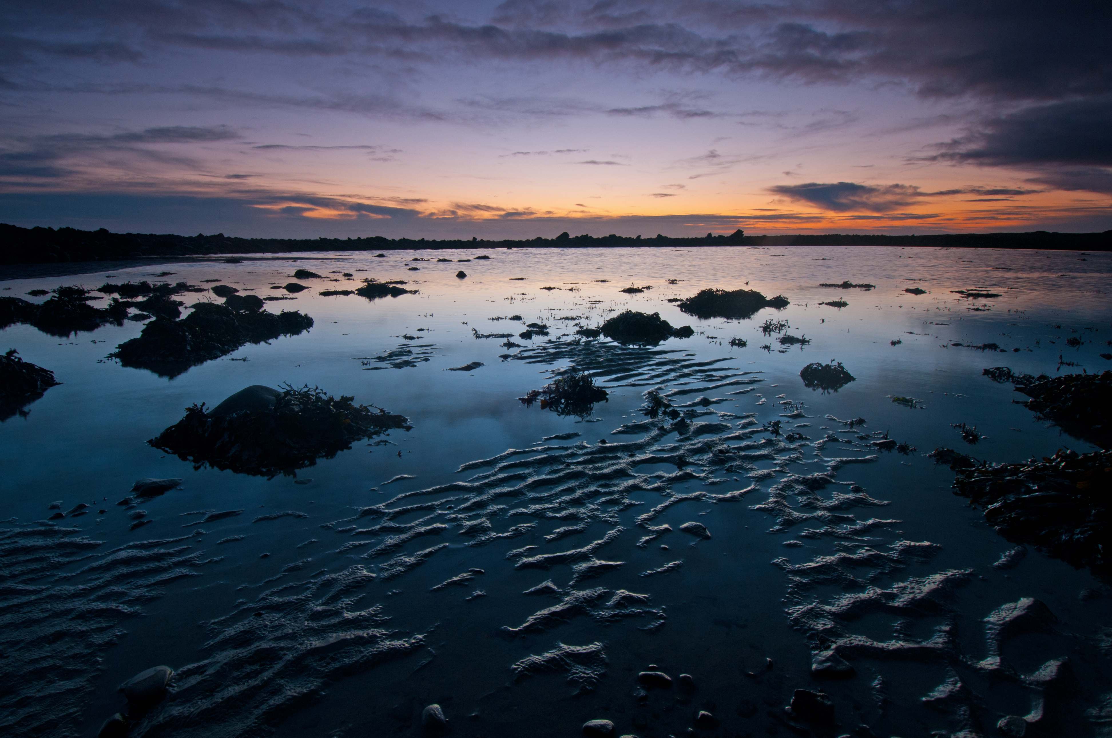 Dawn Reflections at Low Tide