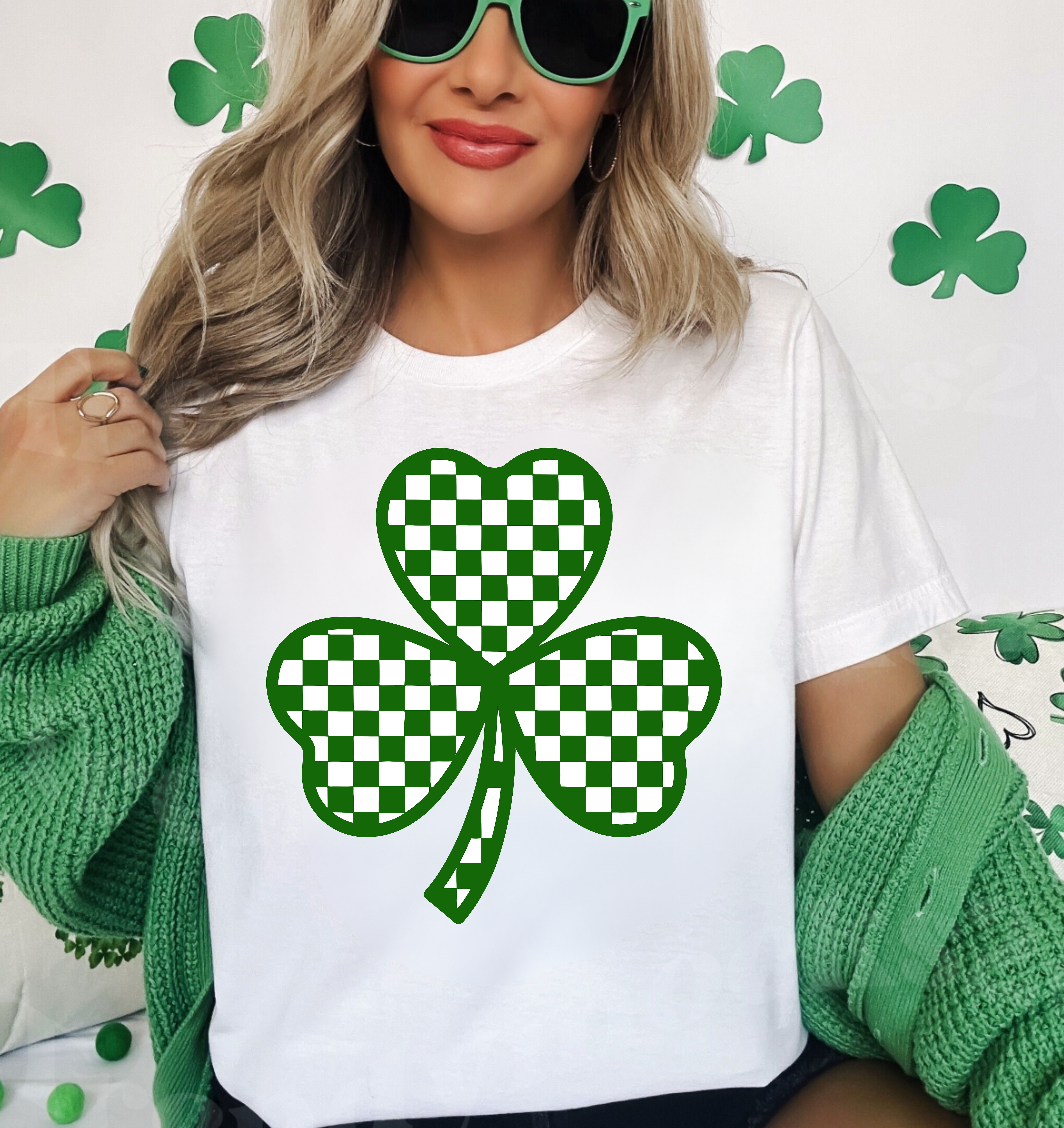 Checkerd clover 🍀 