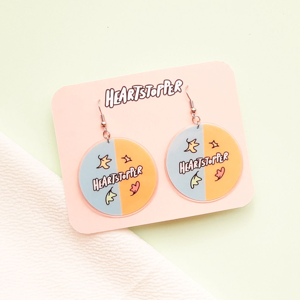 Brincos Heartstopper - Redondo