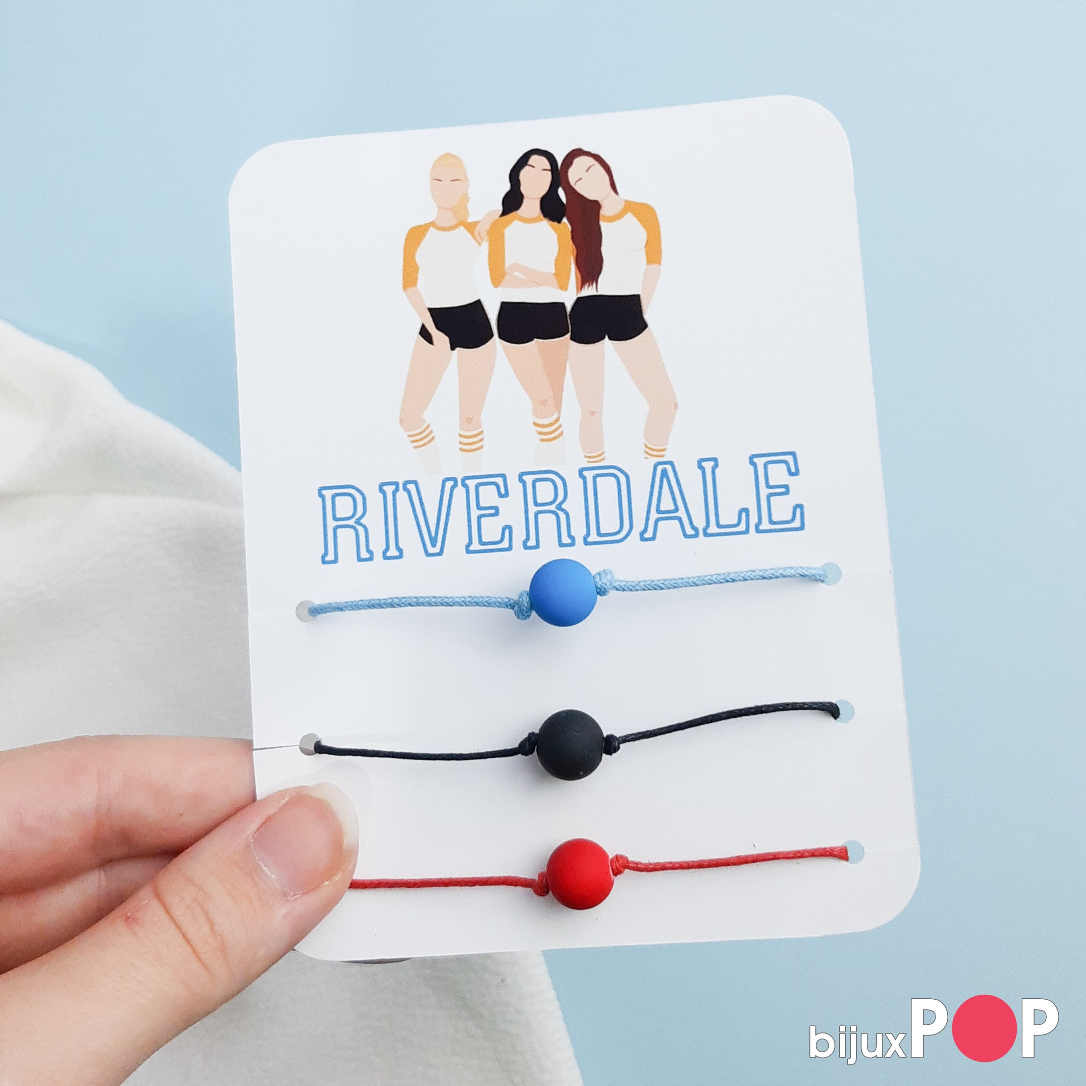 Cartela Com 3 Pulseiras Melhores Amigas Riverdale