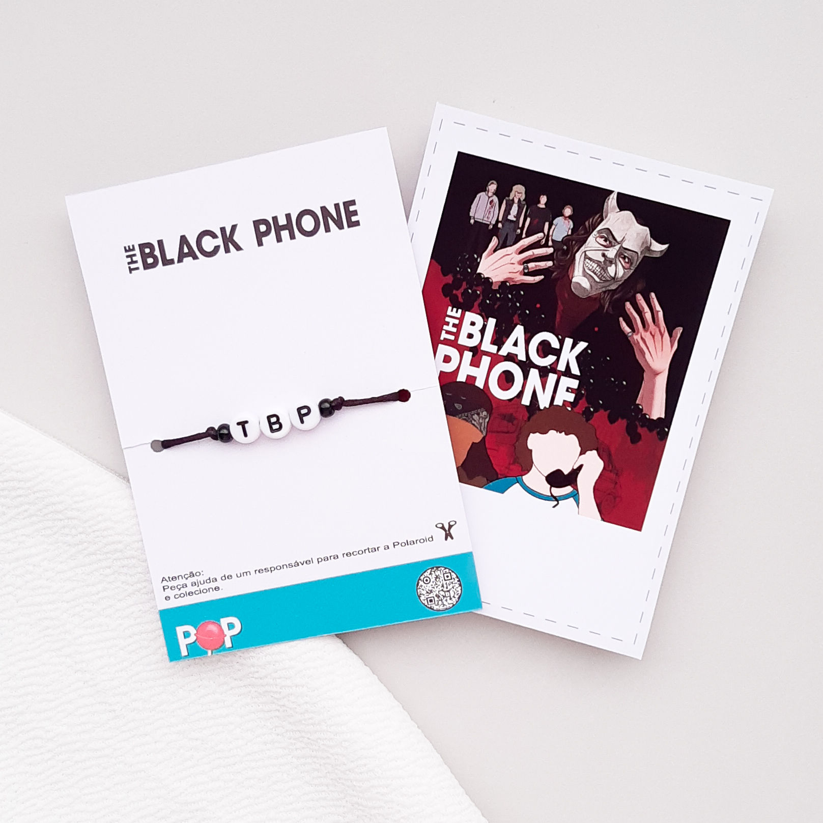 pulseira telefone preto the black phone TBP com foto BijuxPOP