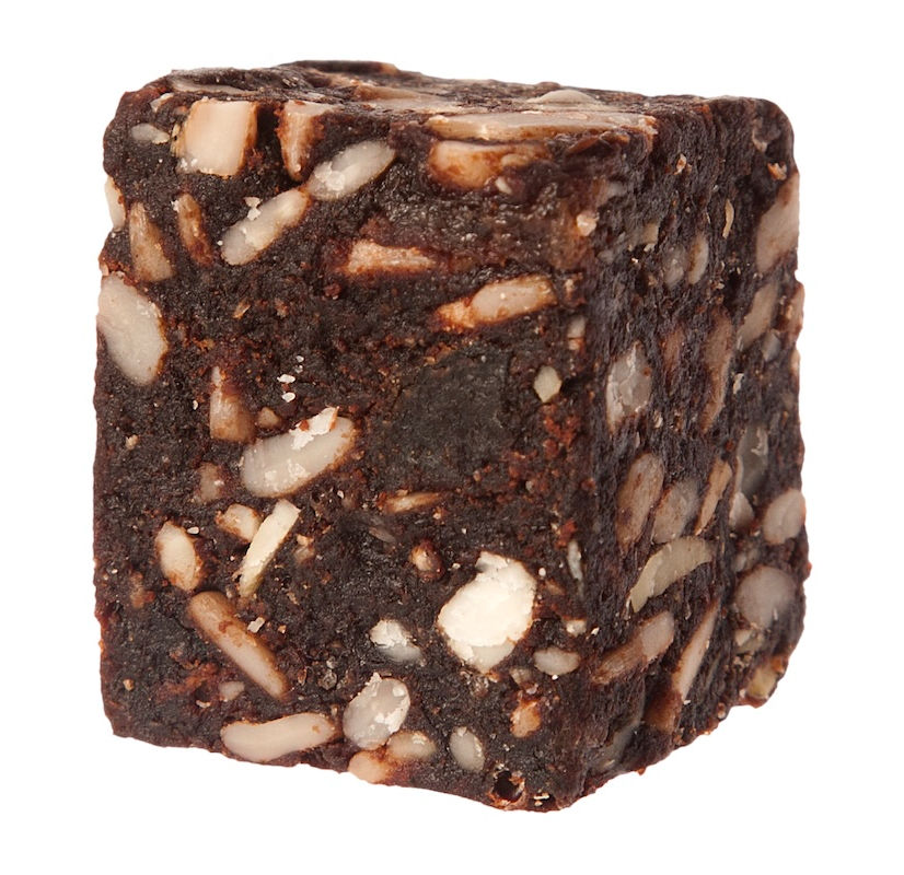 One single chunk of Organic Carob Super Greens Chunks of Energy