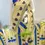 Thumbnail: Blue Peacock Feather Gold Kasavu Tussel Tissue Setmundu