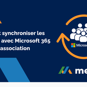 Comment synchroniser les membres avec Microsoft 365 dans une association