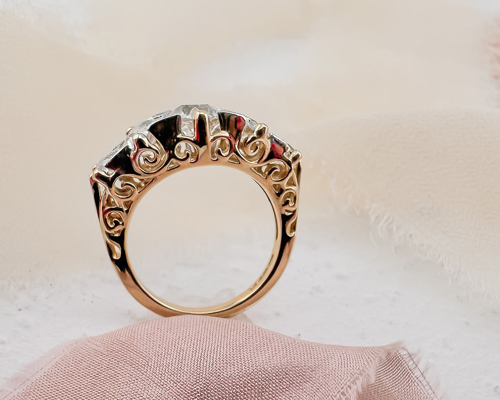 Multi Stone Diamond Band Remodel