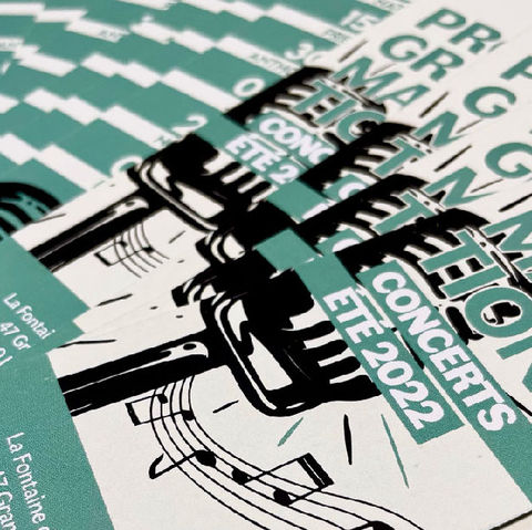 Graphisme marque page Lignières Issoudun