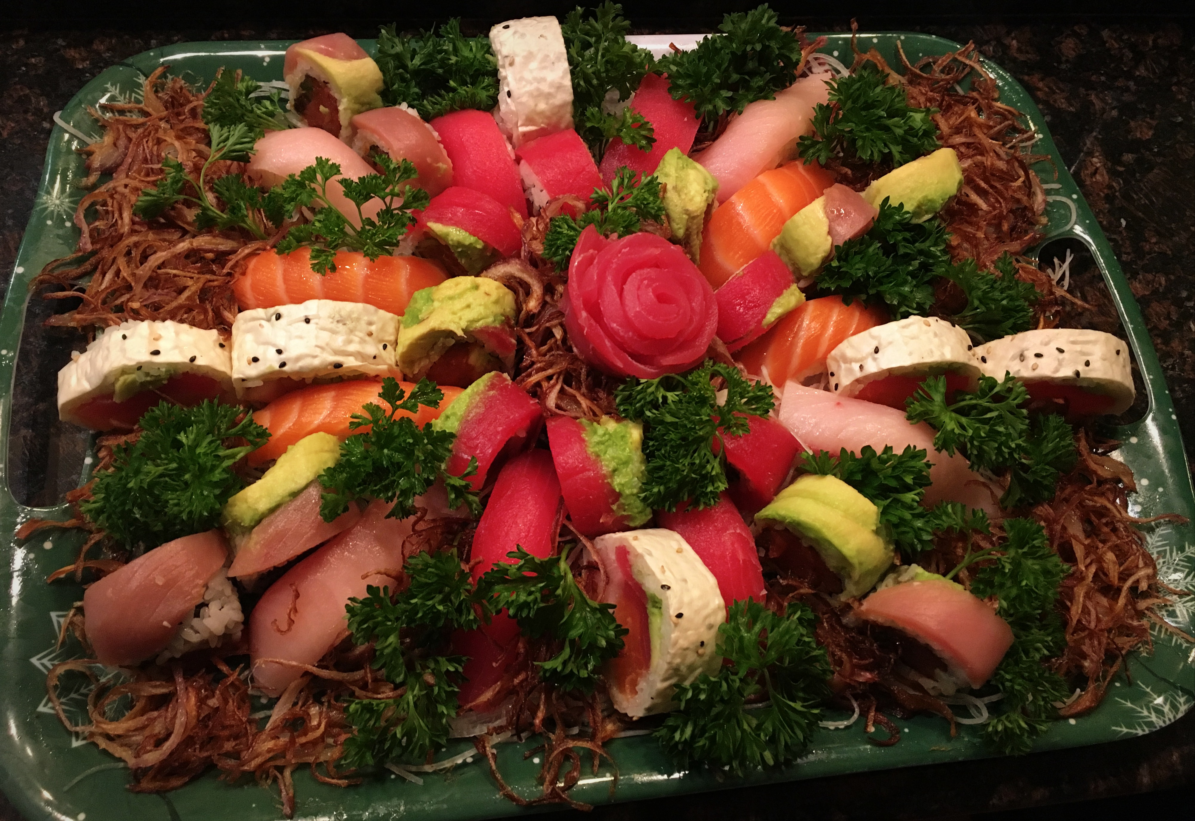 Arranged Food and Objects