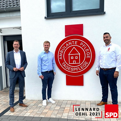 Besuch der KREMER Pflege-und Betreuungsdiensten Hammersbach mit Christoph Degen