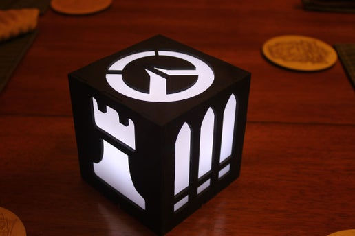 Thumbnail: Overwatch Lamp Cube (multi-color remote control)