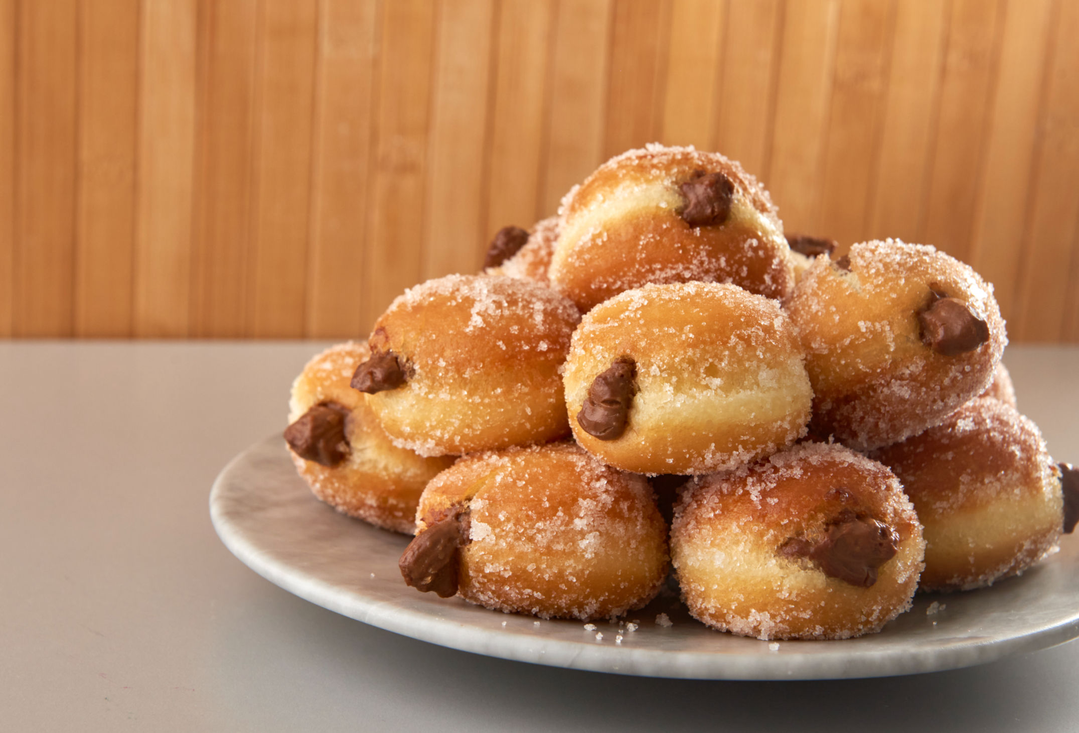 Beignets à la crème au chocolat