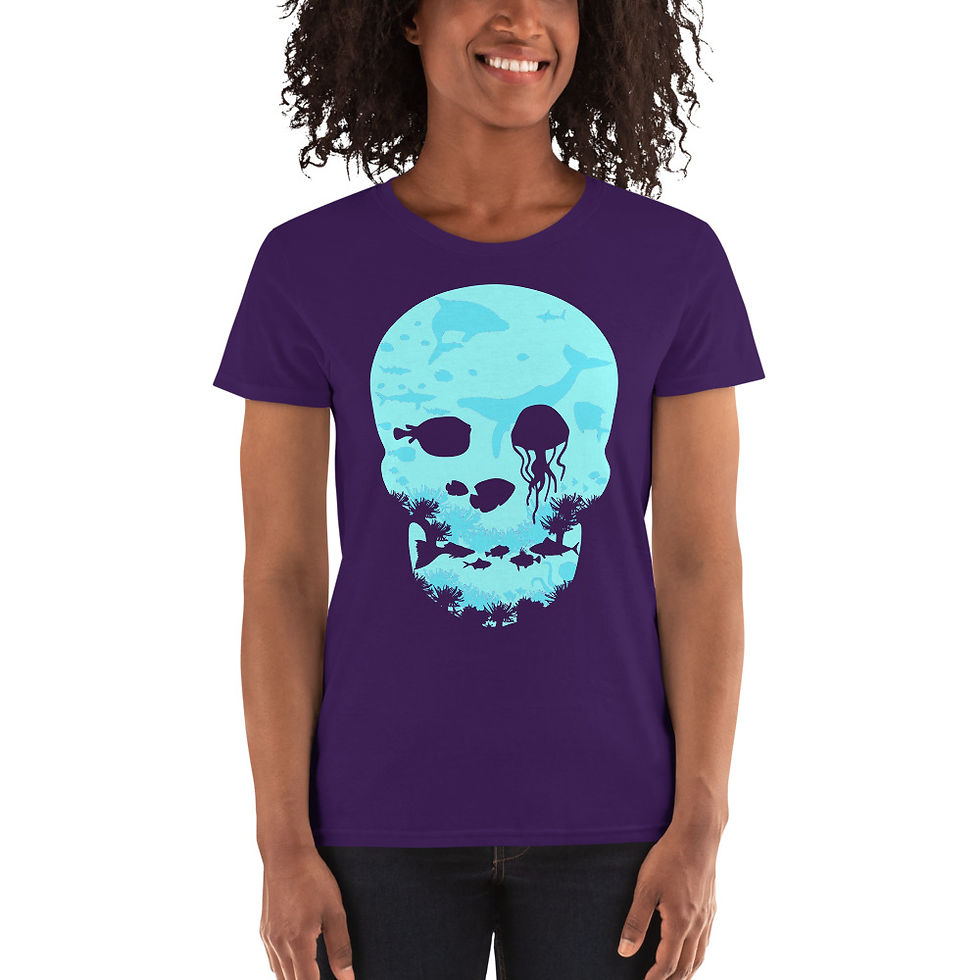 Thumbnail: Dead Sea Women's short sleeve t-shirt