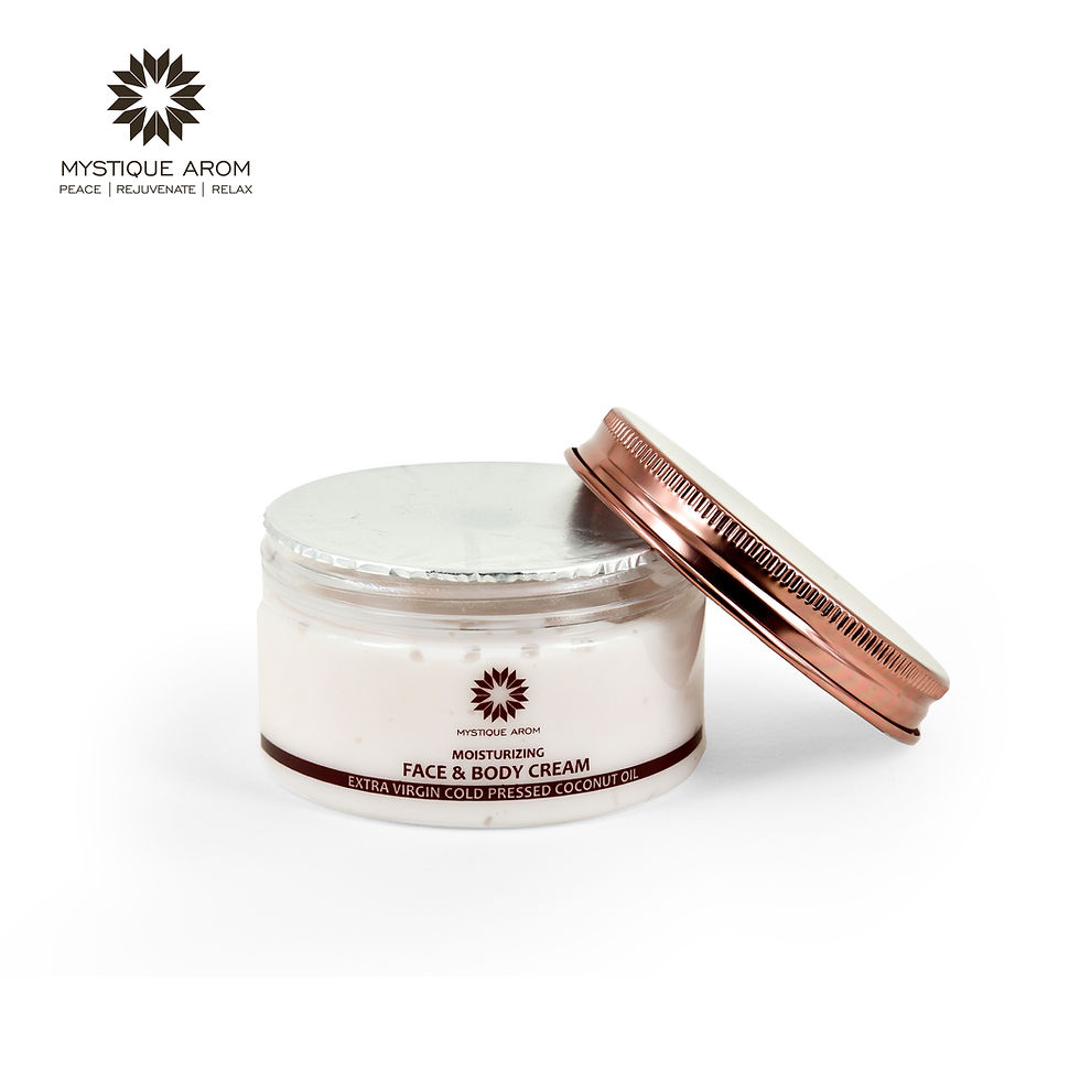 Thumbnail: Moisturizing Face & Body Cream - Extra Virgin Coconut Oil - 80 gm