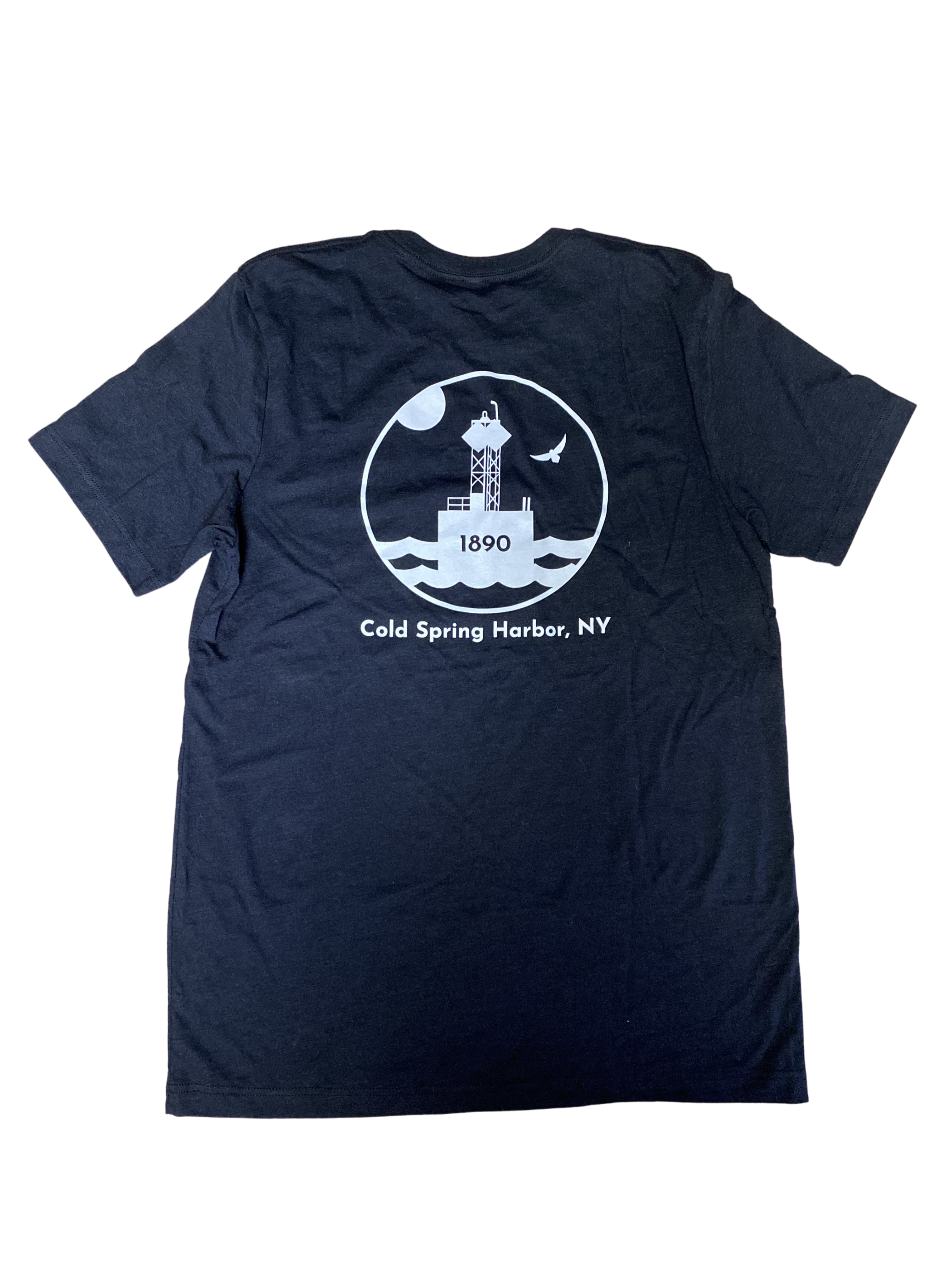 EAST OF EGG™ Cold Spring Harbor Mens Shirt - Black