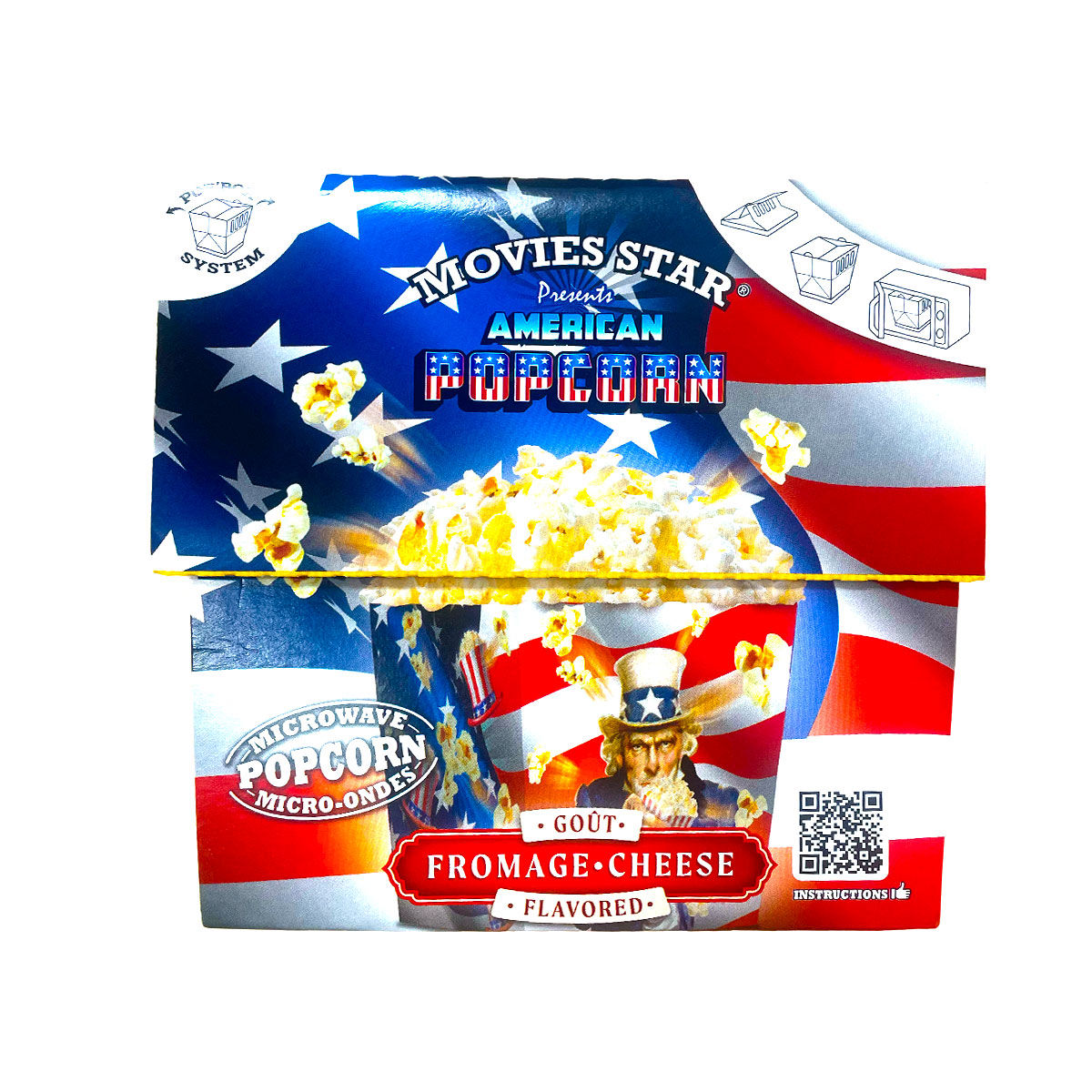 Canguil Sabor a Queso Movies Star American Popcorn