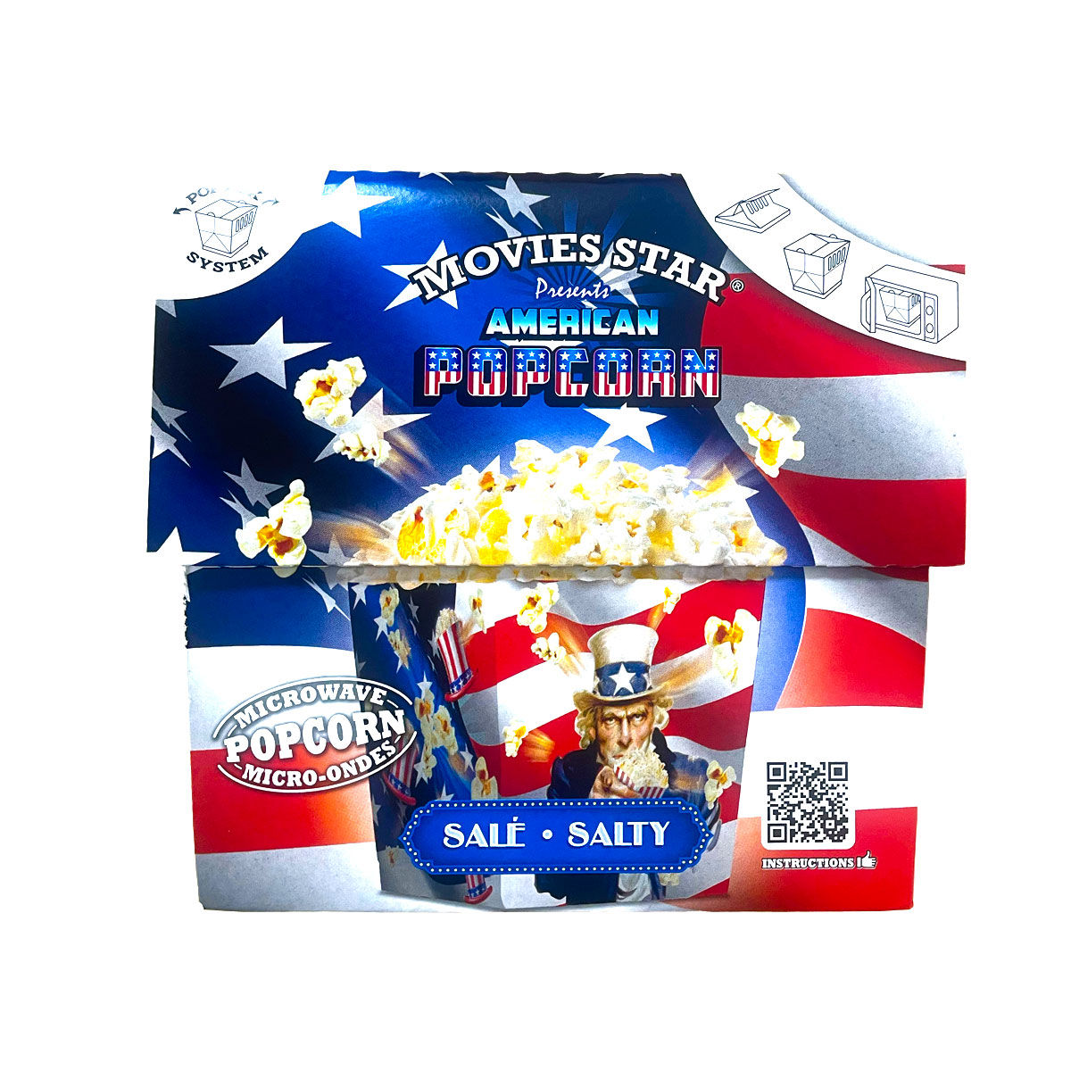 Canguil con Sal Movies Star American Popcorn