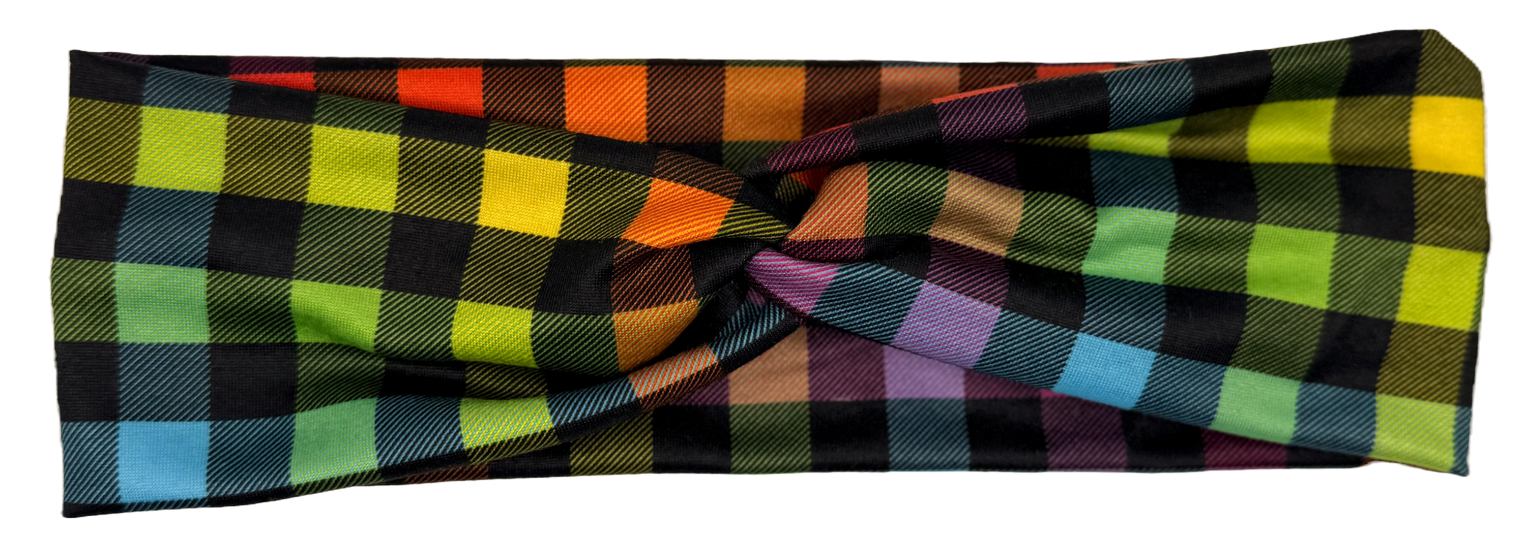 Skinny Band - Colorful Plaid