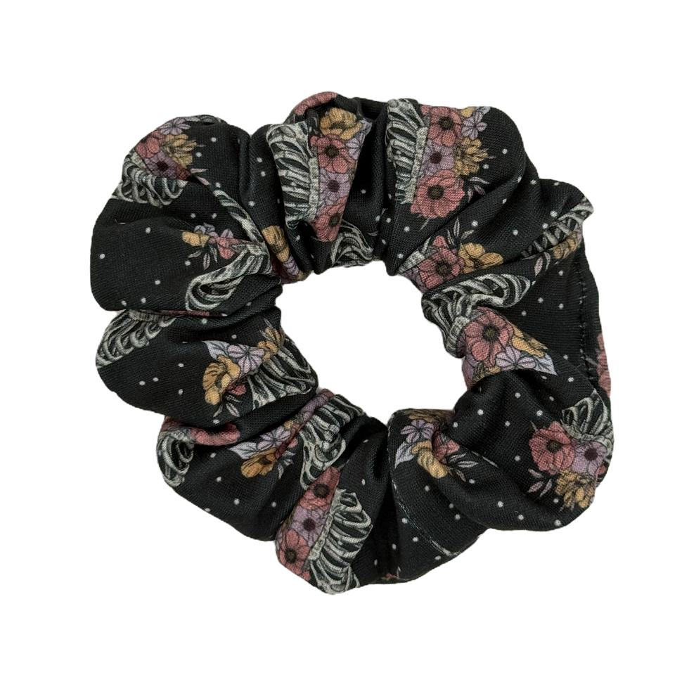 Scrunchie - Floral X-ray