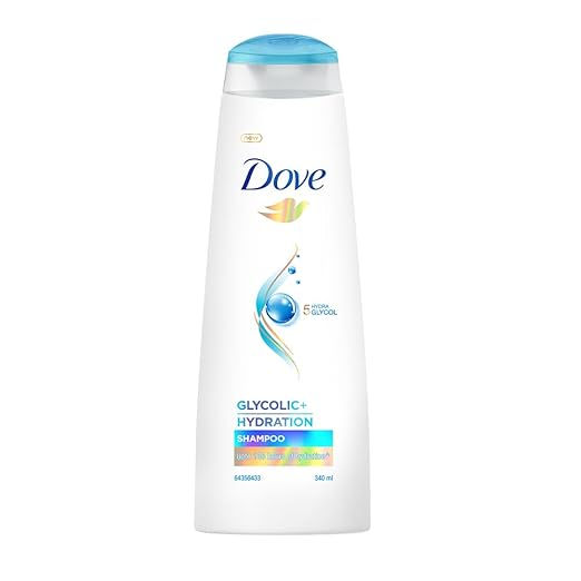 Dove Glycolic + Hydration Shampoo 340 ml