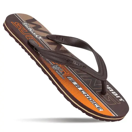Thumbnail: WALKAROO(HGB10002) Men's Hawai Slippers