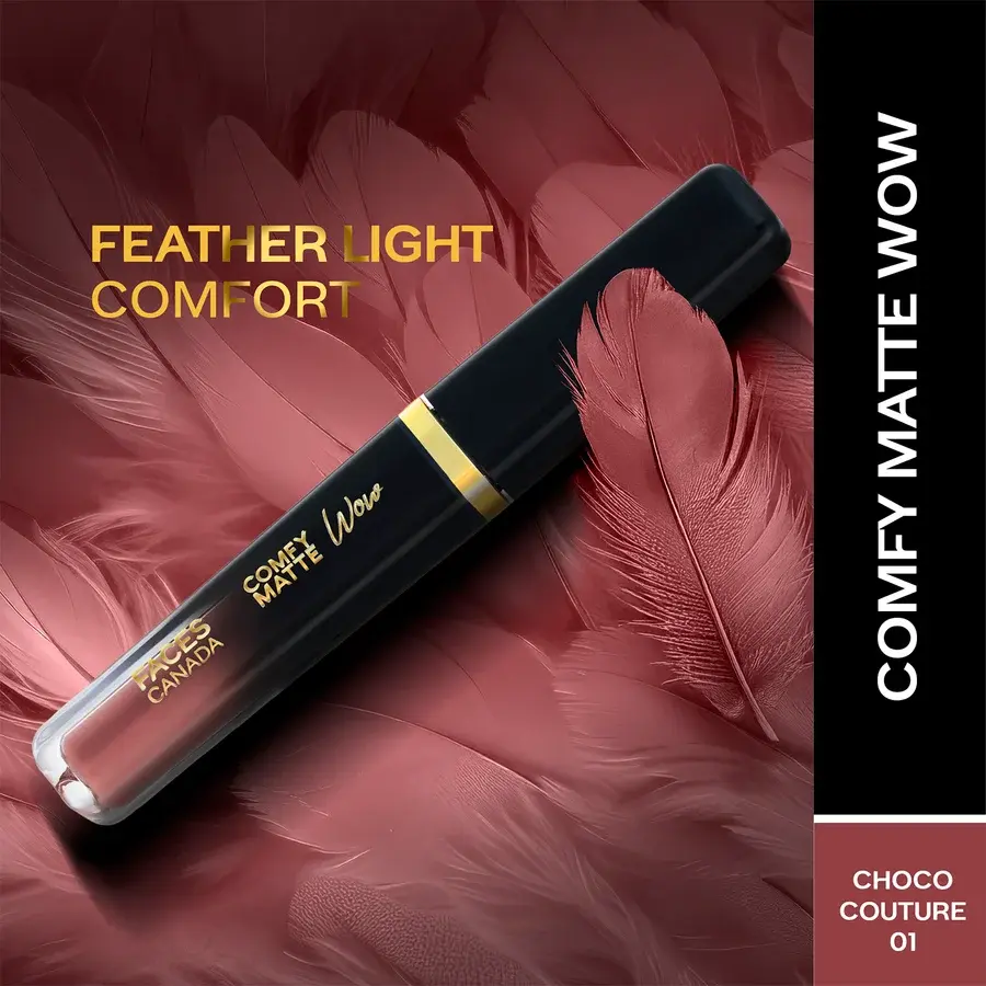 Faces Canada Comfy Matte Wow Liquid Lipstick 3.8ml Choco Couture 01