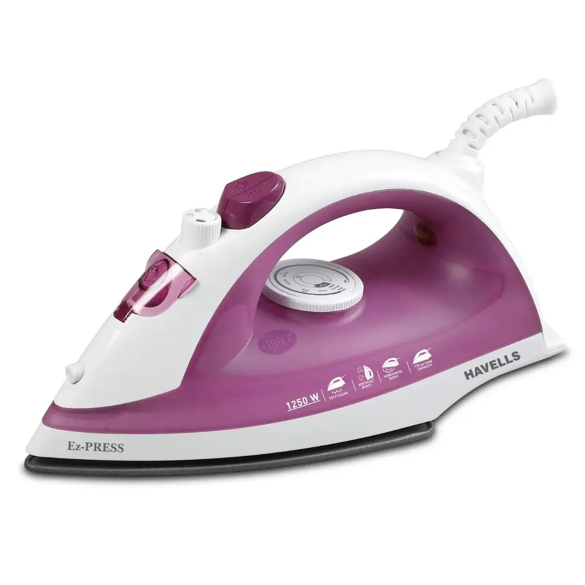 Havells Ez-Press Steam Iron 1250 W Purple GHGSIEEU125