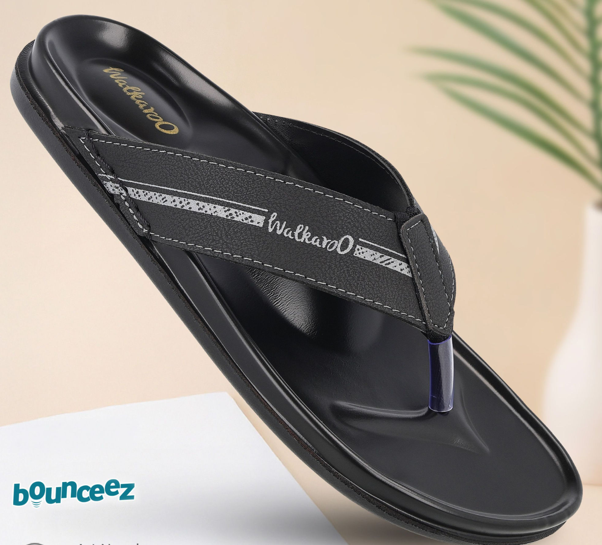 WALKAROO Men's Flat Sandals -WGR50084