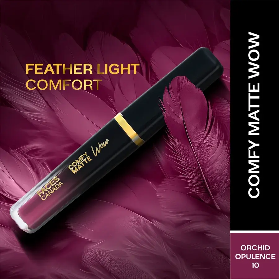 Faces Canada Comfy Matte Wow Liquid Lipstick 3.8ml Orchid Opulence 10