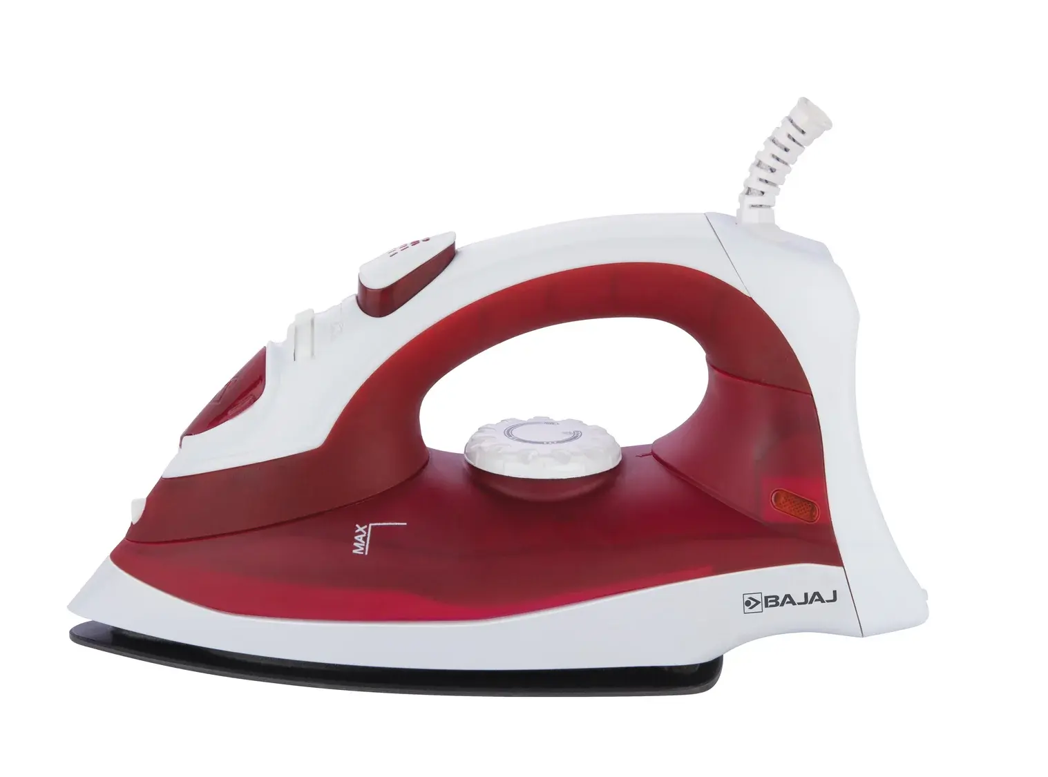 BAJAJ MX 4 NEO 1250 W Steam Iron (maroon & white)