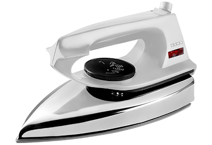 Usha Electric Iron EI 2802 Compact • Uniform • Durable (White)