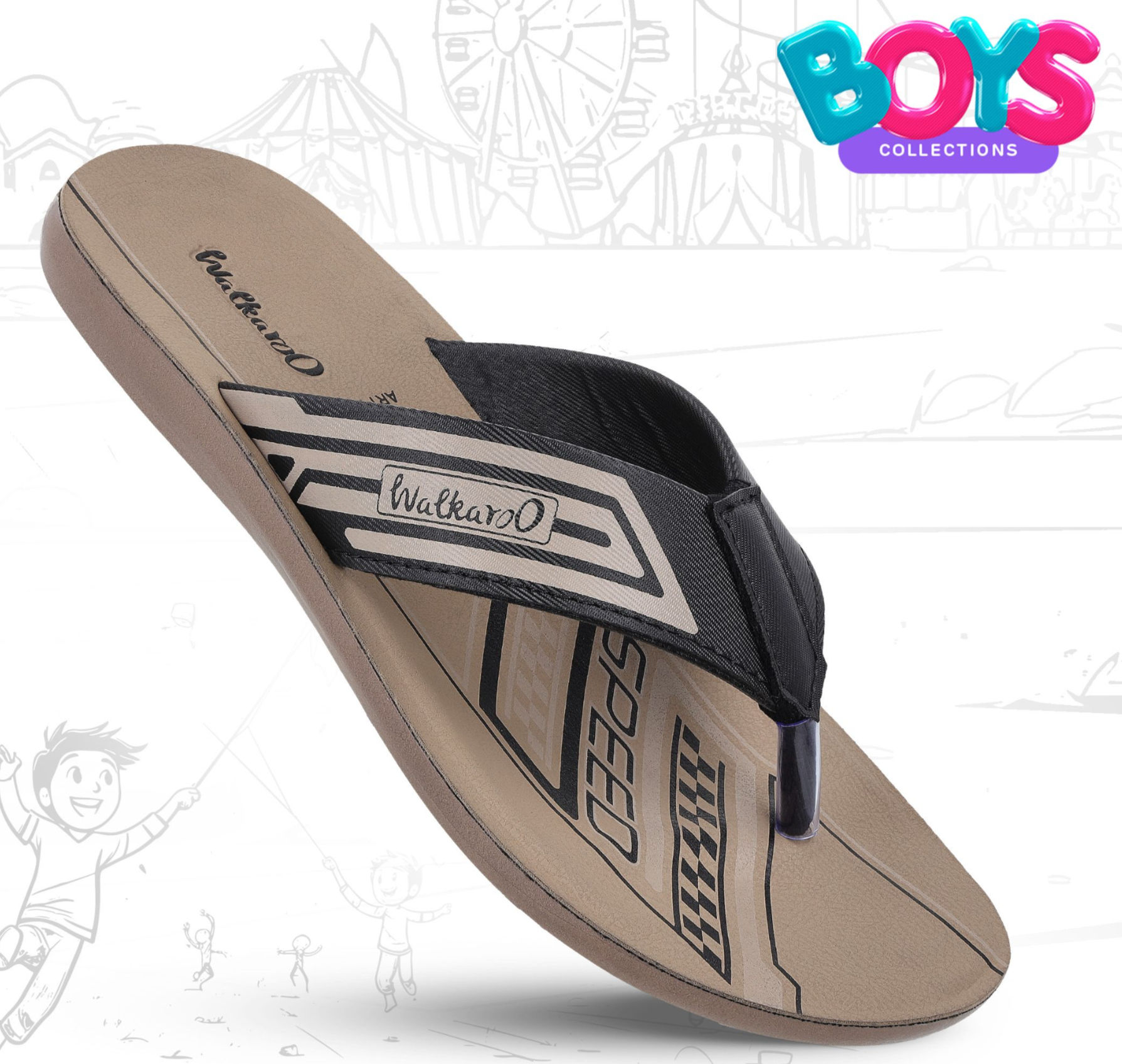 WALKAROO Kit's Flat Sandals - BX1256