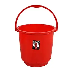 Cello Plastic Super Bucket Delux 4001, Red, 21 Litre