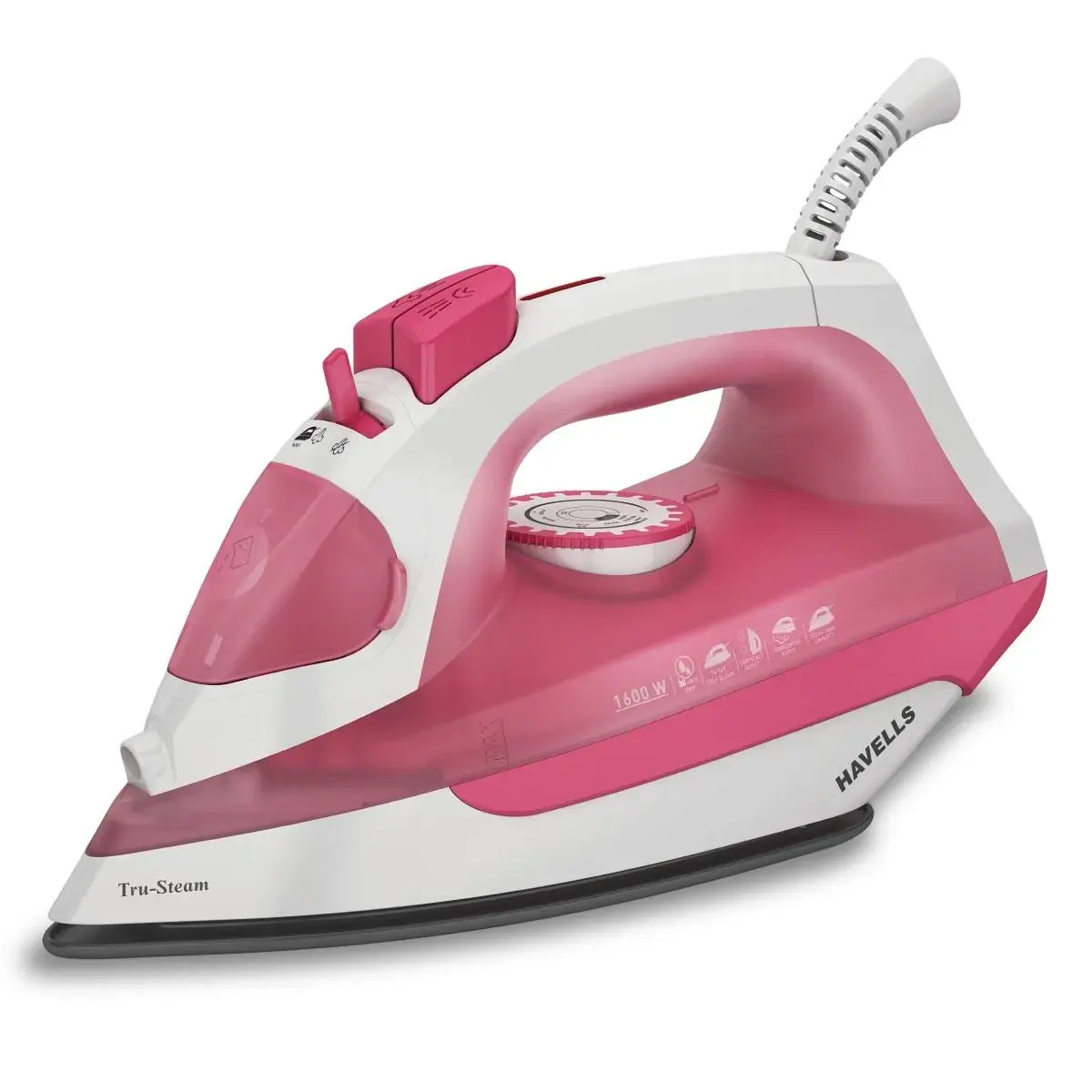 Havells TRU-Steam Iron 1600 W Pink GHGSIEHU160