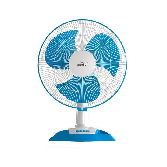 V-Guard Gatimaan TF Ultra High Speed Table Fan, White Blue