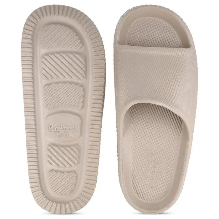Thumbnail: Walkaroo(WC8737) Mens Flip Flop Slider Sandals