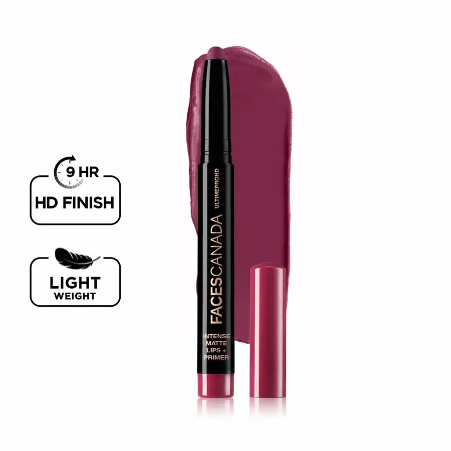 Faces Canada Ultime Pro HD Intense Matte Lips + Primer 1.4g Mulberry Magic 17
