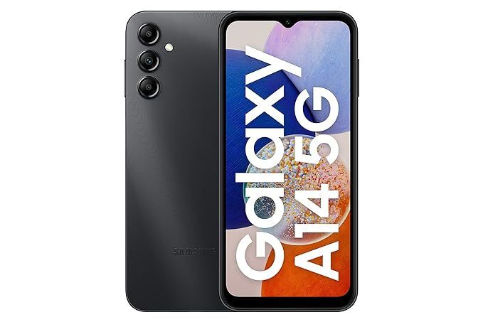 Thumbnail: Samsung Galaxy A14 5G with 6GB RAM, 128GB Storage(L.Green, D.Red, Black, Silver)