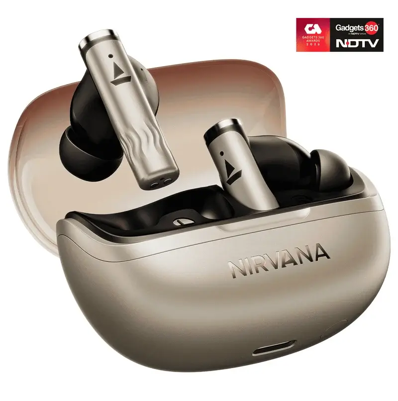 boAt Nirvana Zenith Pro Platinum Gold