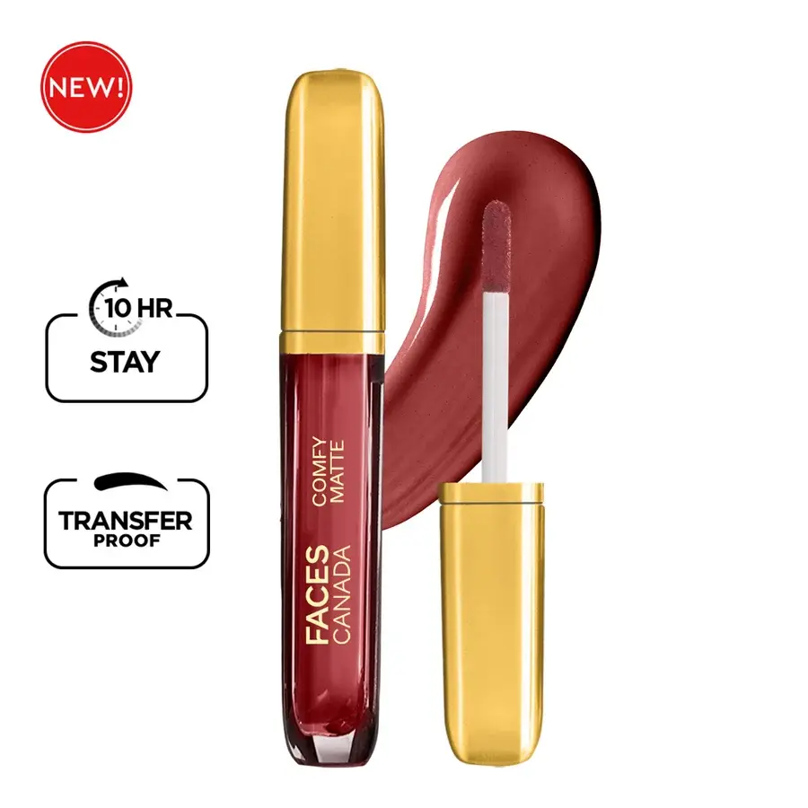 Faces Canada Comfy Matte Liquid Lipstick 3.8ml Note To Self 07