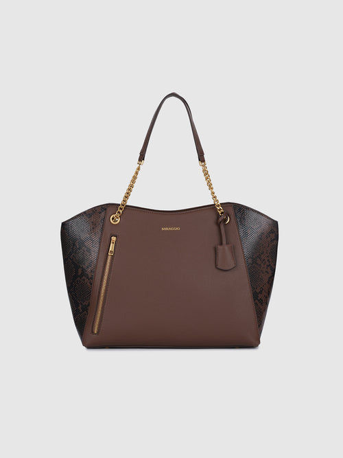 Miraggio Dakota Tote Bag (Brown)