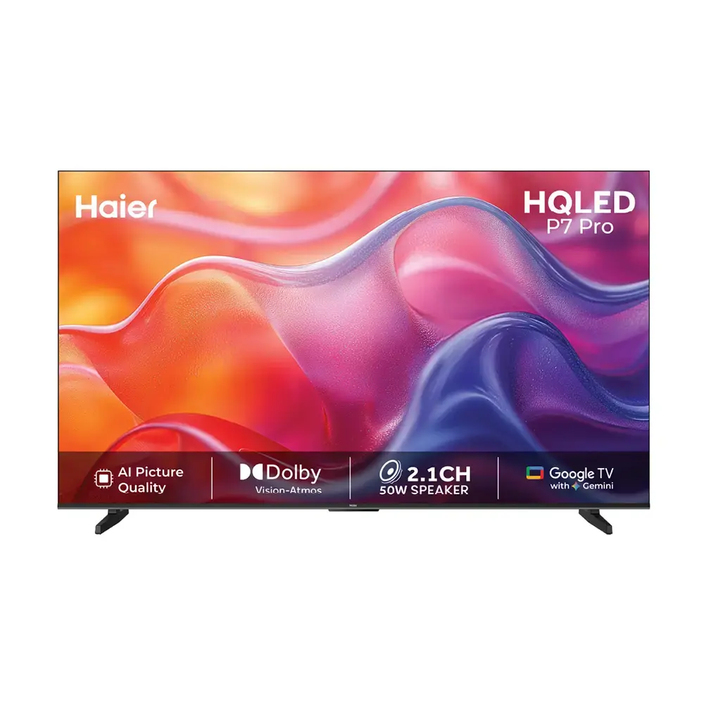 Haier New P7 Pro Series HQLED 139 cm (55) AI Smart Google TV with Gemini 55P7 Pr